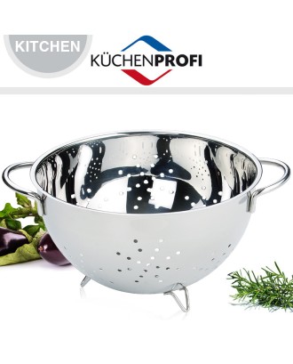 Strecuratoare pentru legume sau paste, inox, cu 2 manere, 26 cm - KUCHENPROFI 